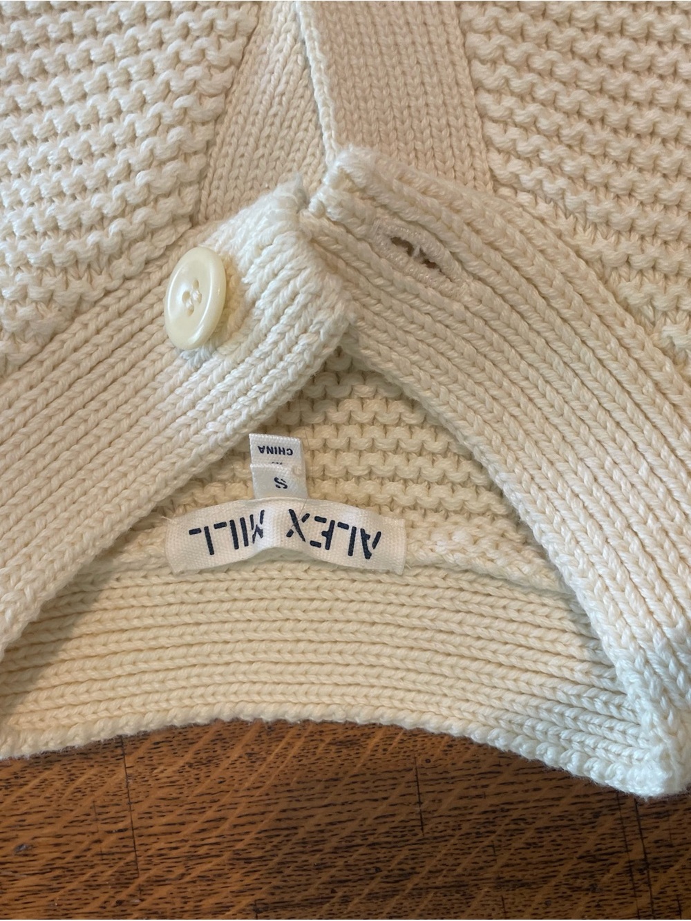Alex Mill Cream Nico Cardigan - Picture 3 of 4